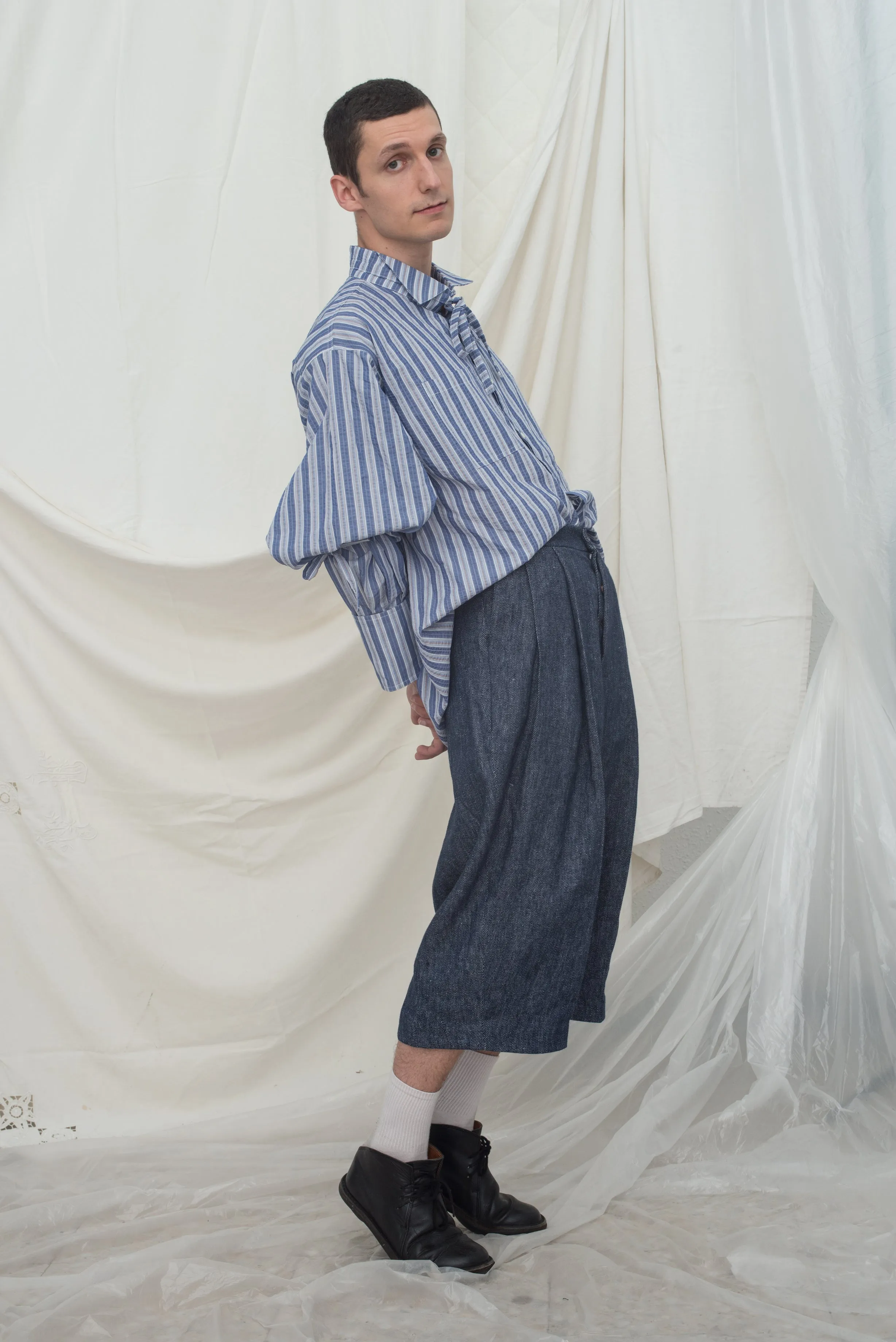 IZEKO NAVY BLUE TROUSERS