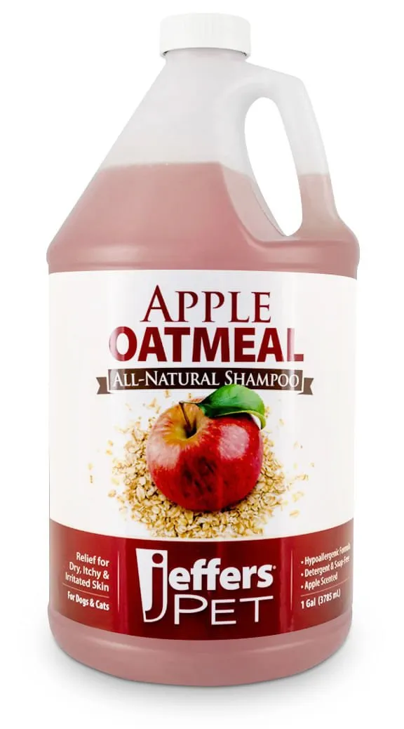 Jeffers Pet Apple-Oatmeal Shampoo for Dogs and Cats