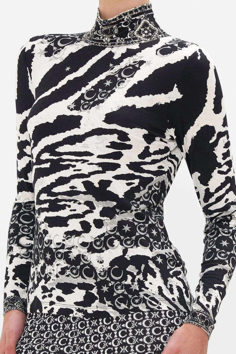 JERSEY TURTLENECK FELINE FANTASY