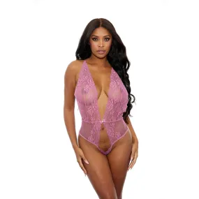 Lace Teddy Pink O/S