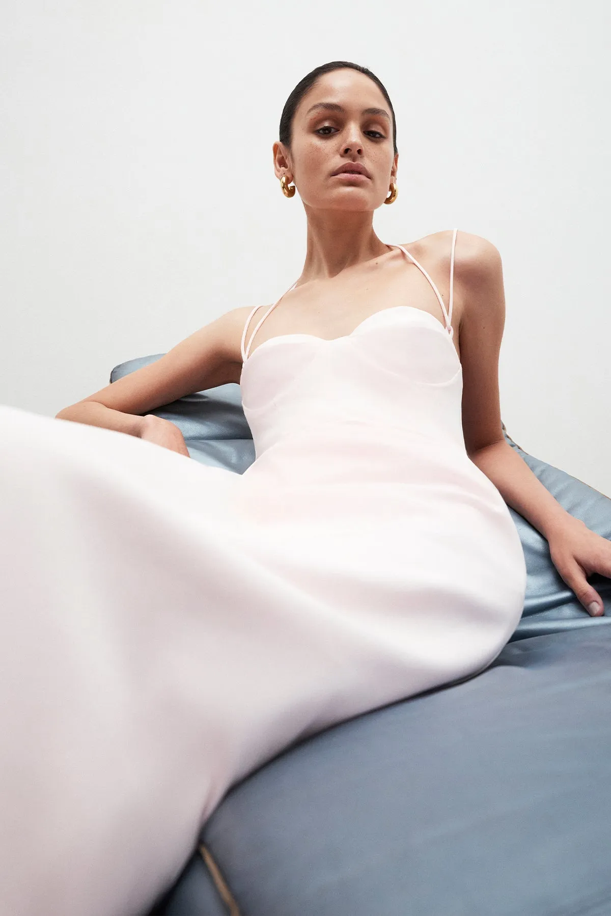 LANI BUSTIER MAXI DRESS - FAIRYFLOSS