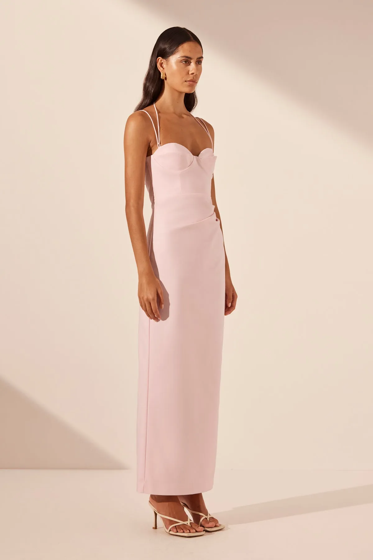 LANI BUSTIER MAXI DRESS - FAIRYFLOSS