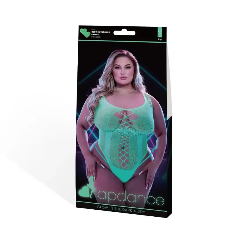 Lapdance Glow In The Dark Teddy Q/s