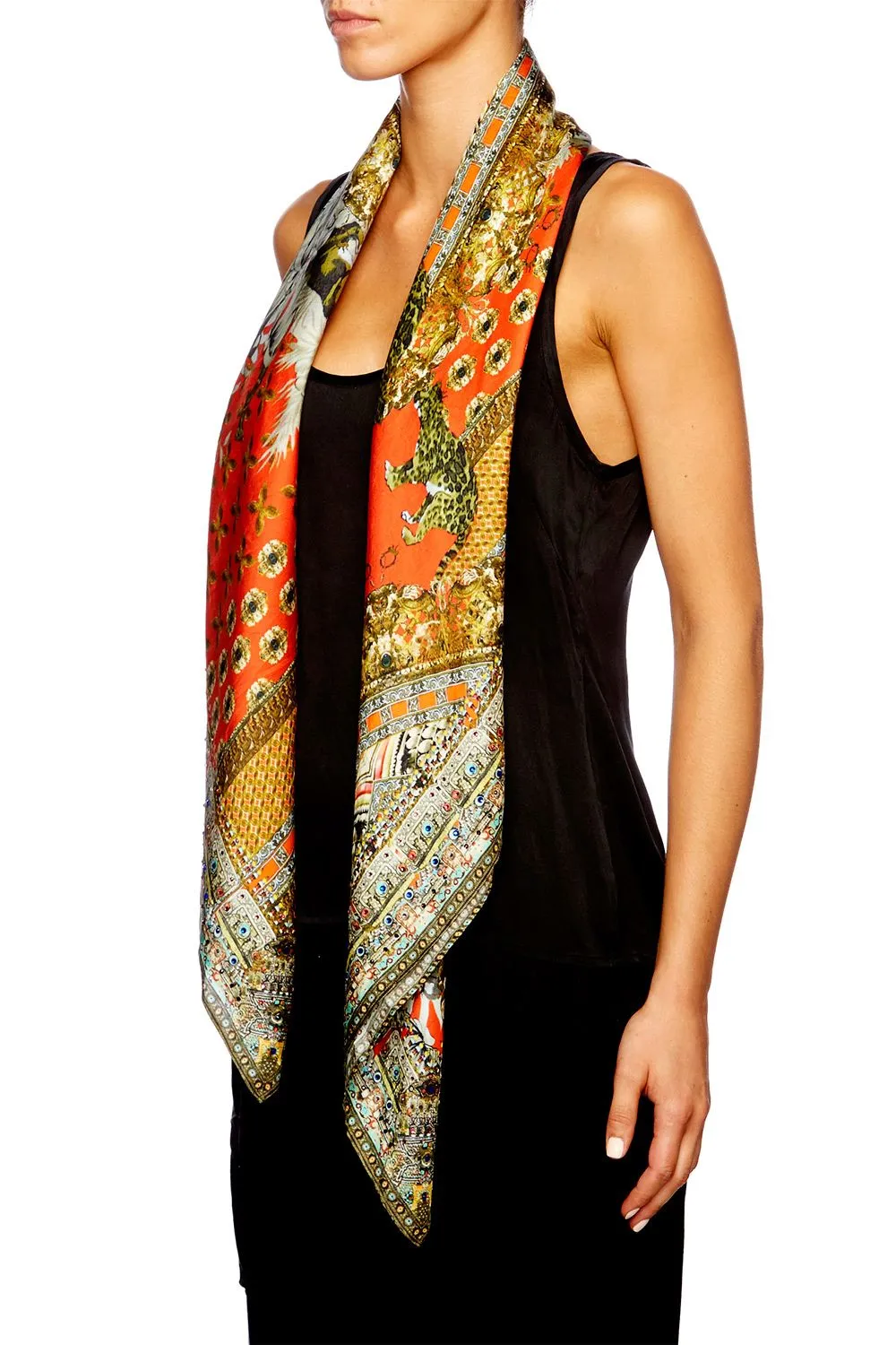 LARGE SQUARE SCARF HANGZHOU HOLLYWOOD