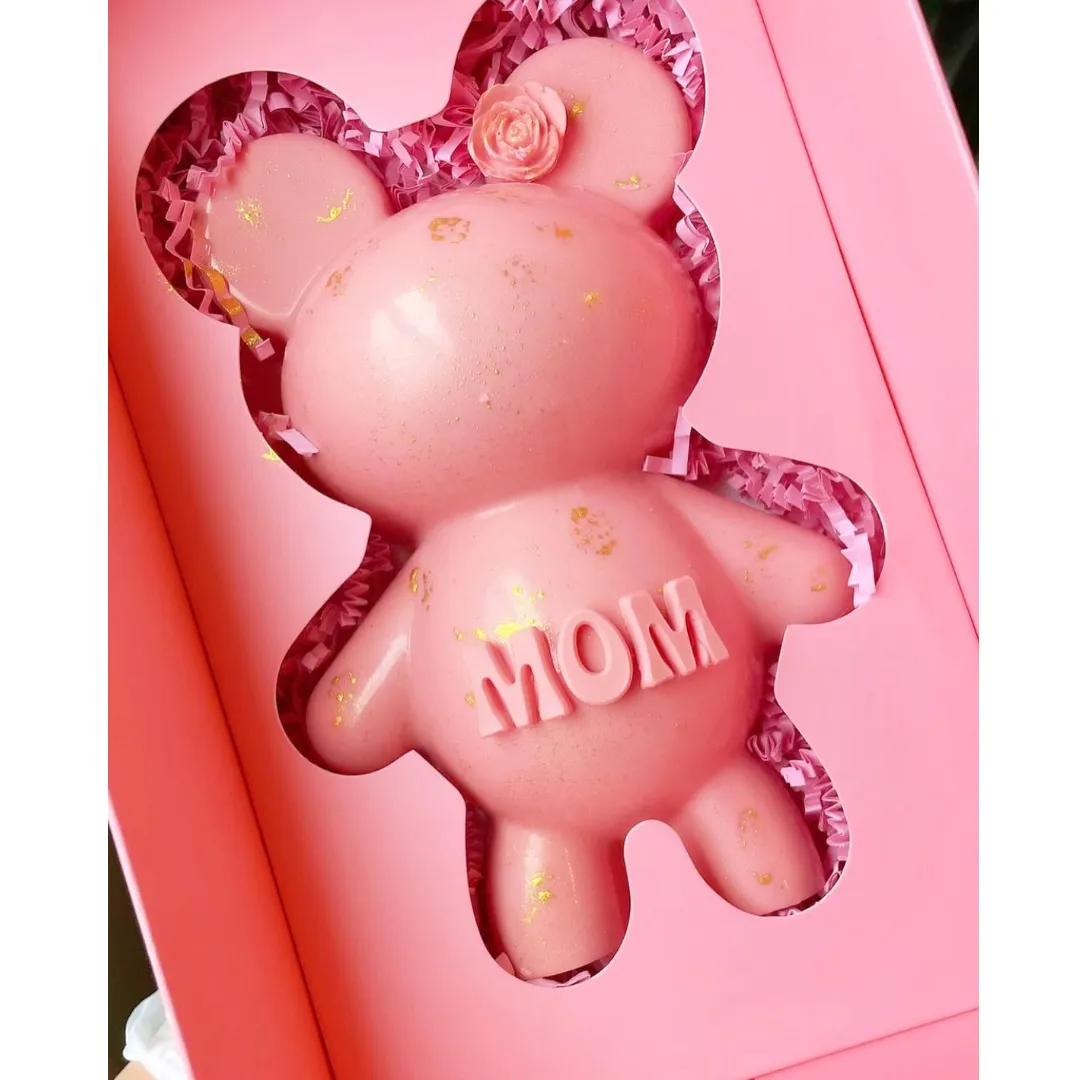 Large Teddy Bear 3 part chocolate Mold