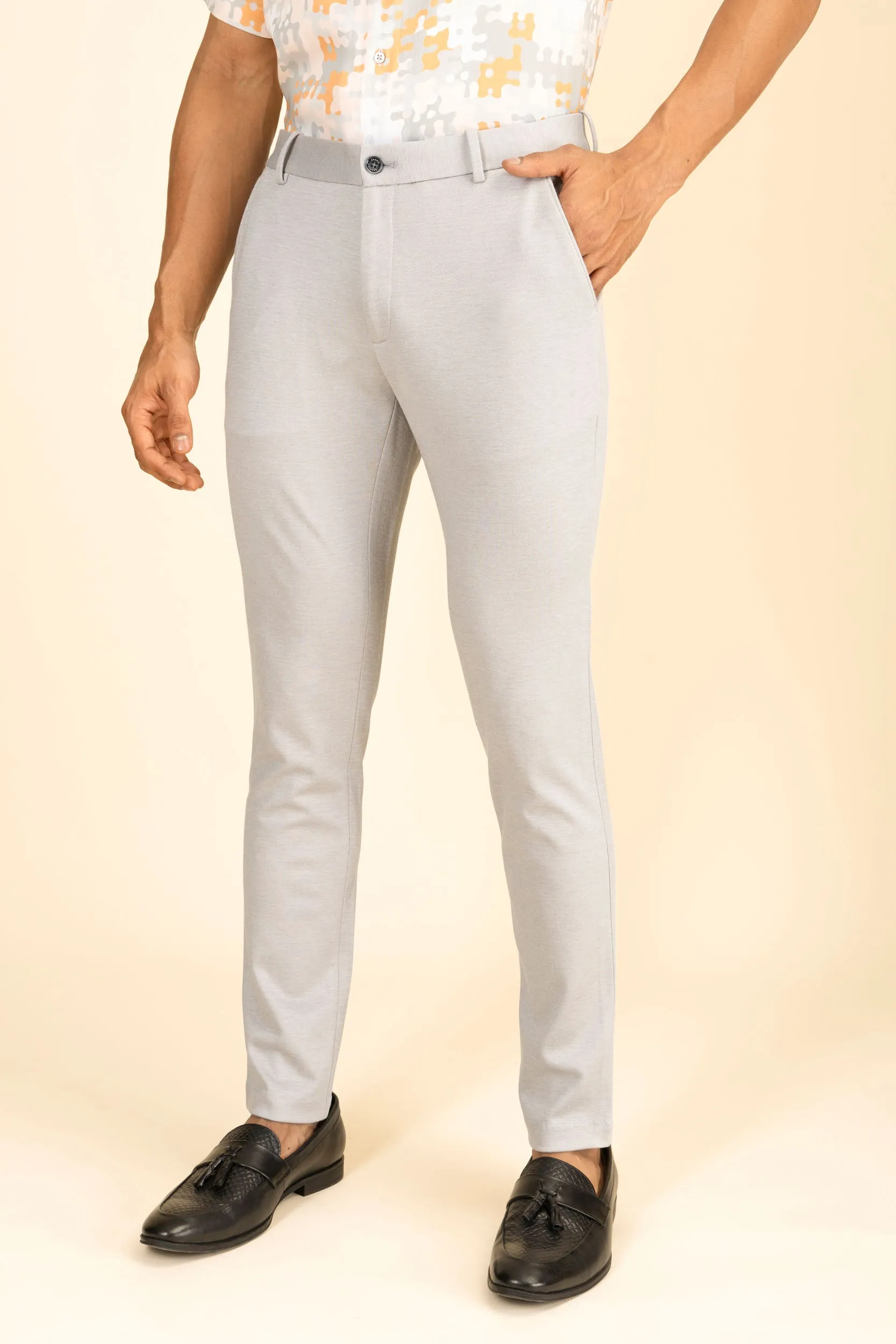 Light Grey 4 Way Stretch Port Pants