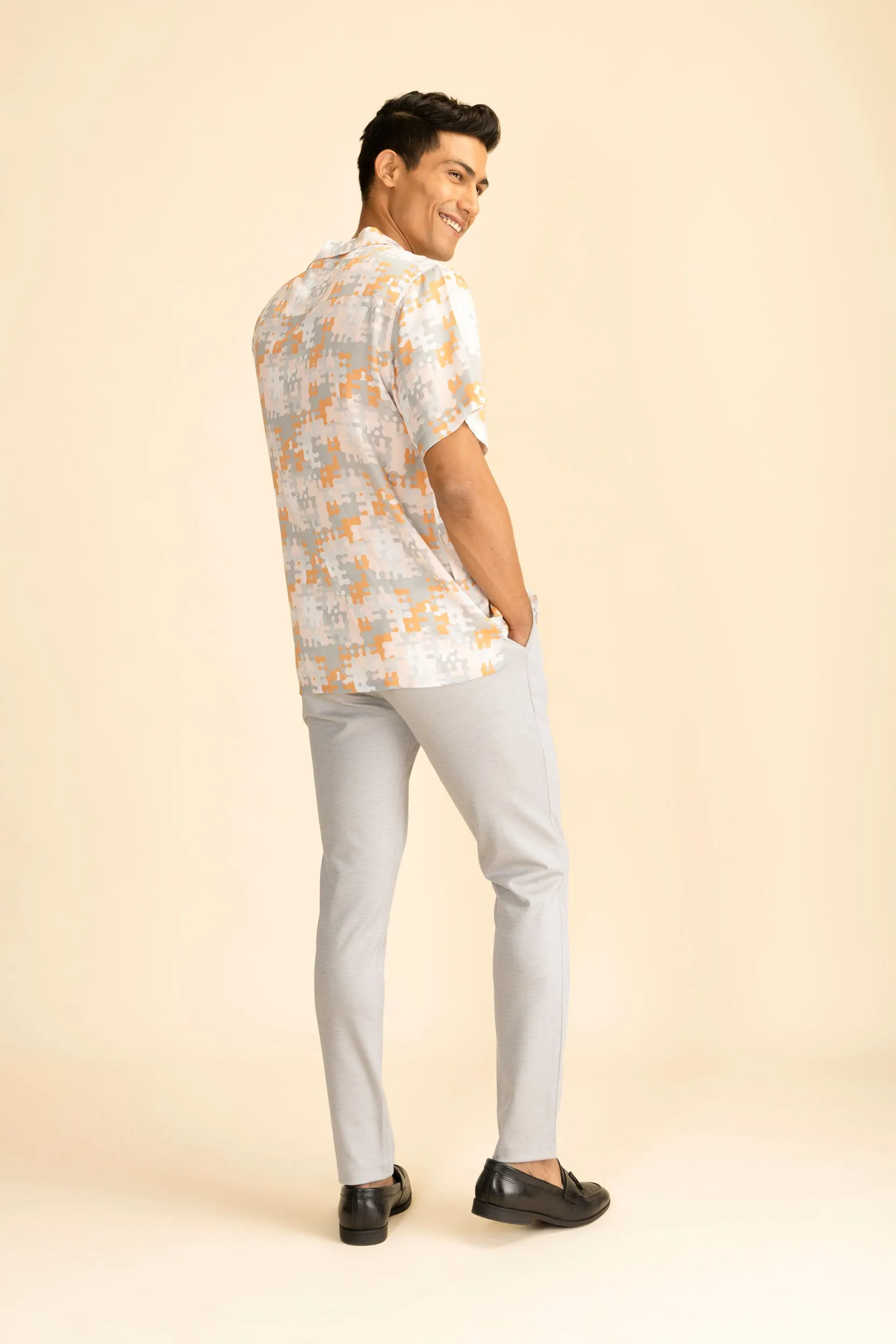 Light Grey 4 Way Stretch Port Pants