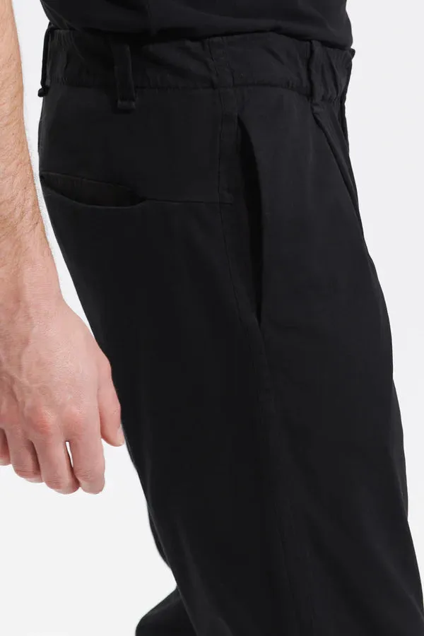 Loose fit chino trousers - Black