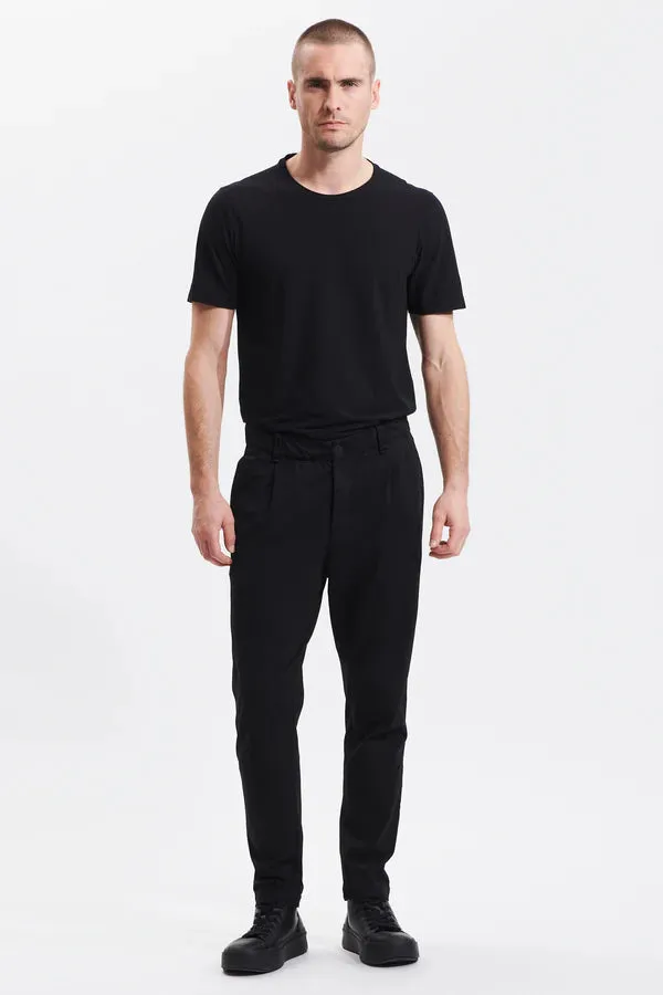 Loose fit chino trousers - Black