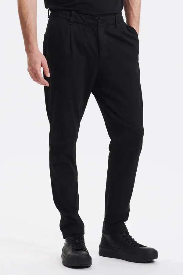 Loose fit chino trousers - Black