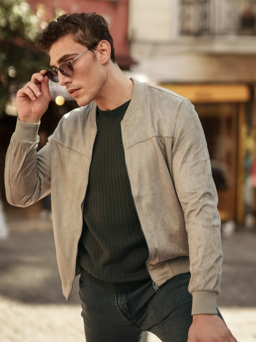 Men's Beige Jacket - EMTJ20-005