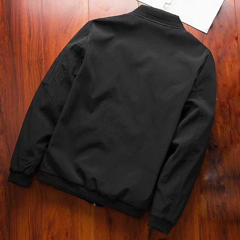 Men's Long Sleeve Bomber Jacket