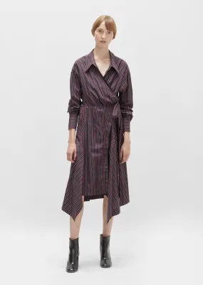 Mila Cotton Asymmetrical Wrap Dress