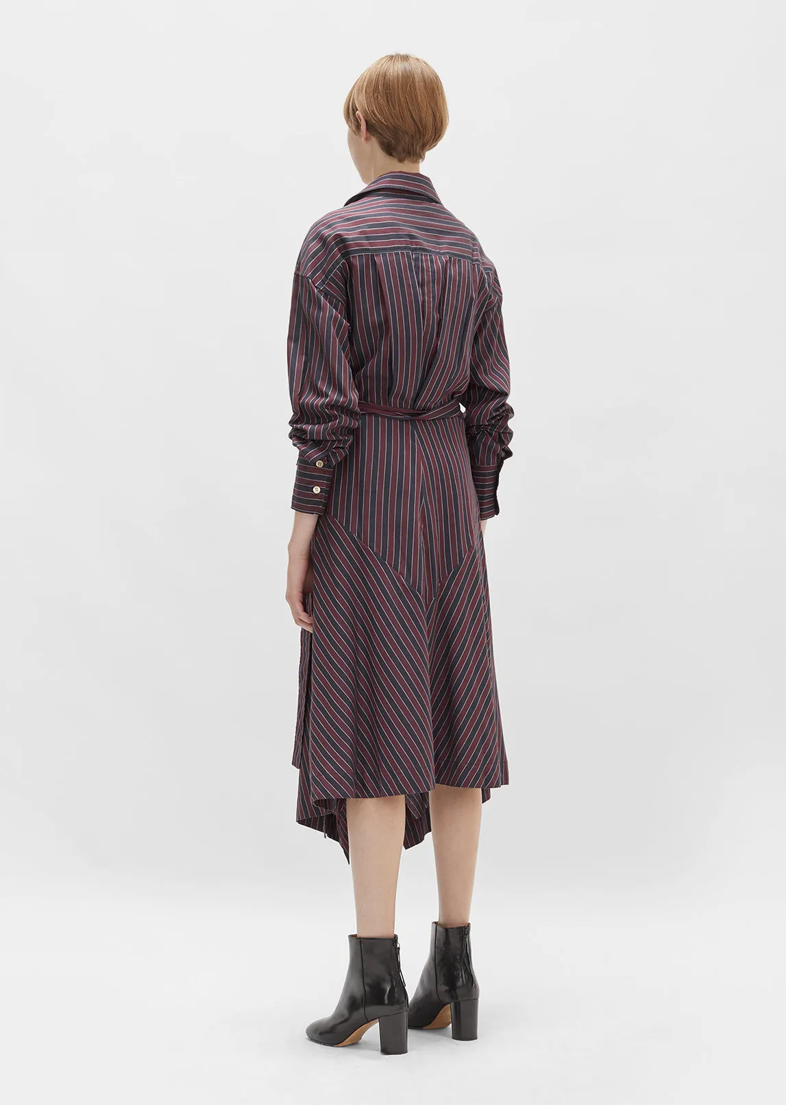 Mila Cotton Asymmetrical Wrap Dress