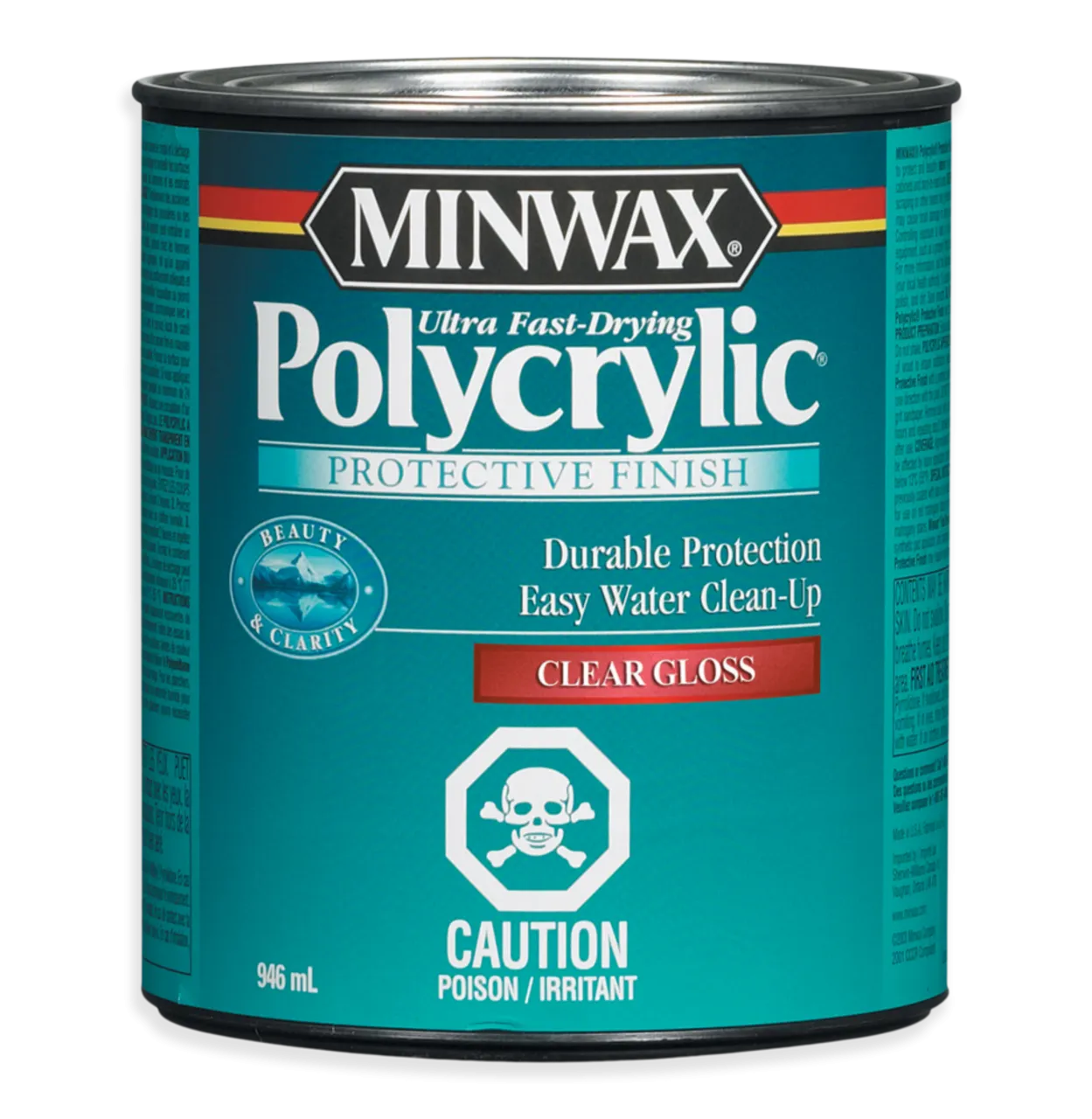 Minwax® Polycrylic™ Protective Finish Clear Gloss 946Mml