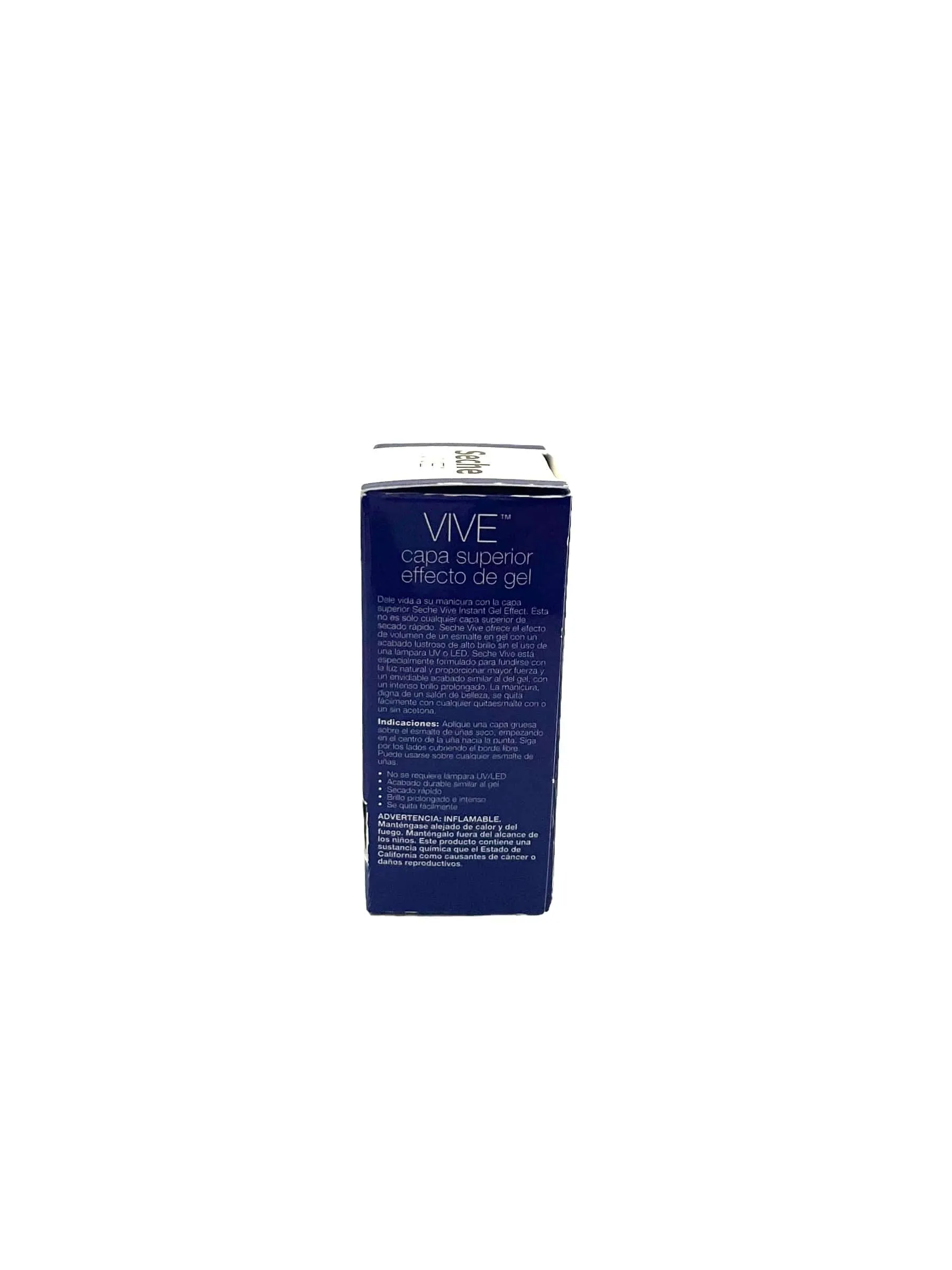 Nail Top Coat Seche Vive Instant Gel Effect 0.5 oz