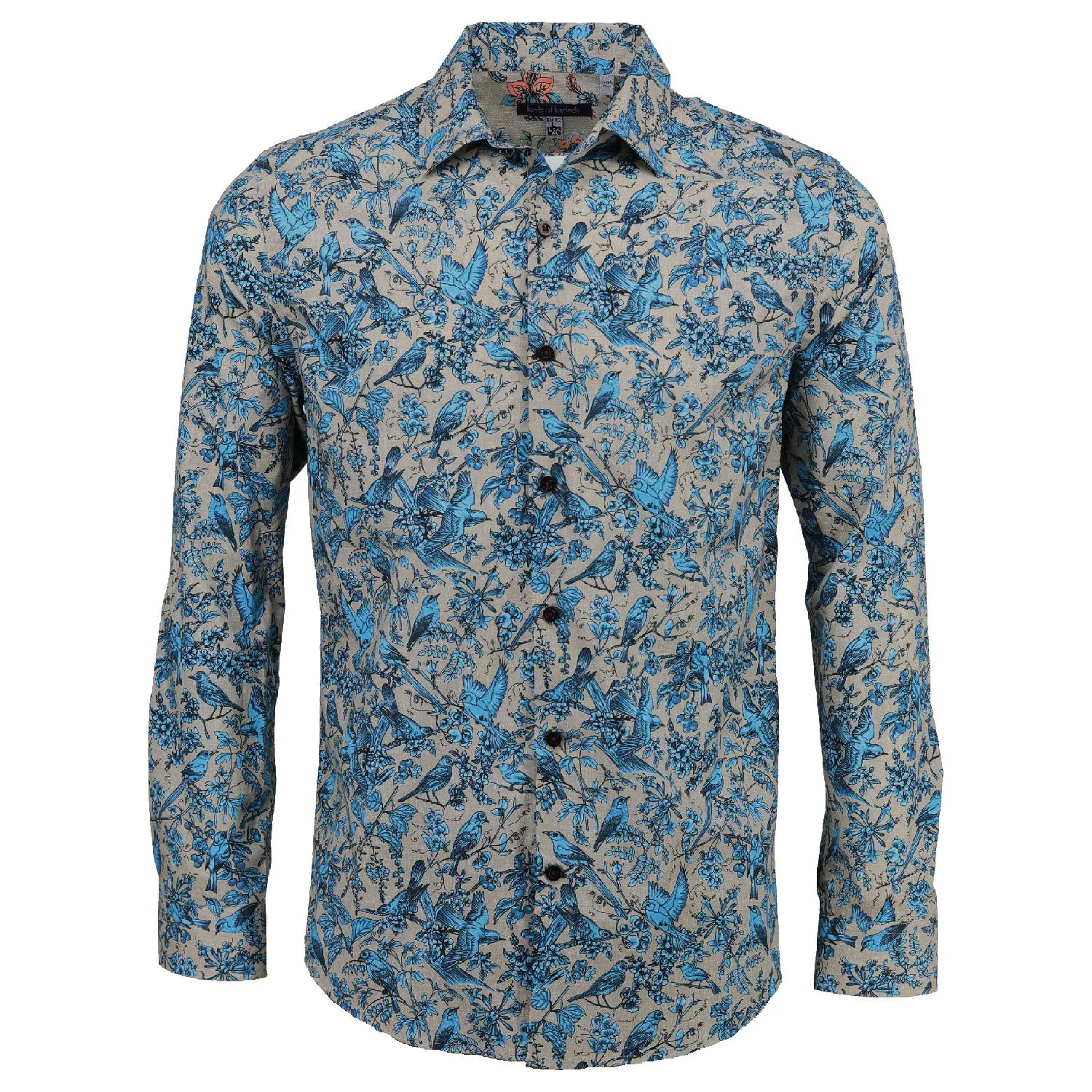 Nigel Simple Birds Tan Shirt