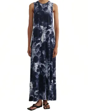 Night Blue Dalmanu Jersey Maxi Dress