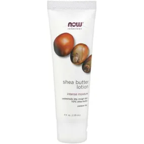 NOW Shea Butter Lotion Intense Moisture for Extremely Dry, Rough Skin 118ml