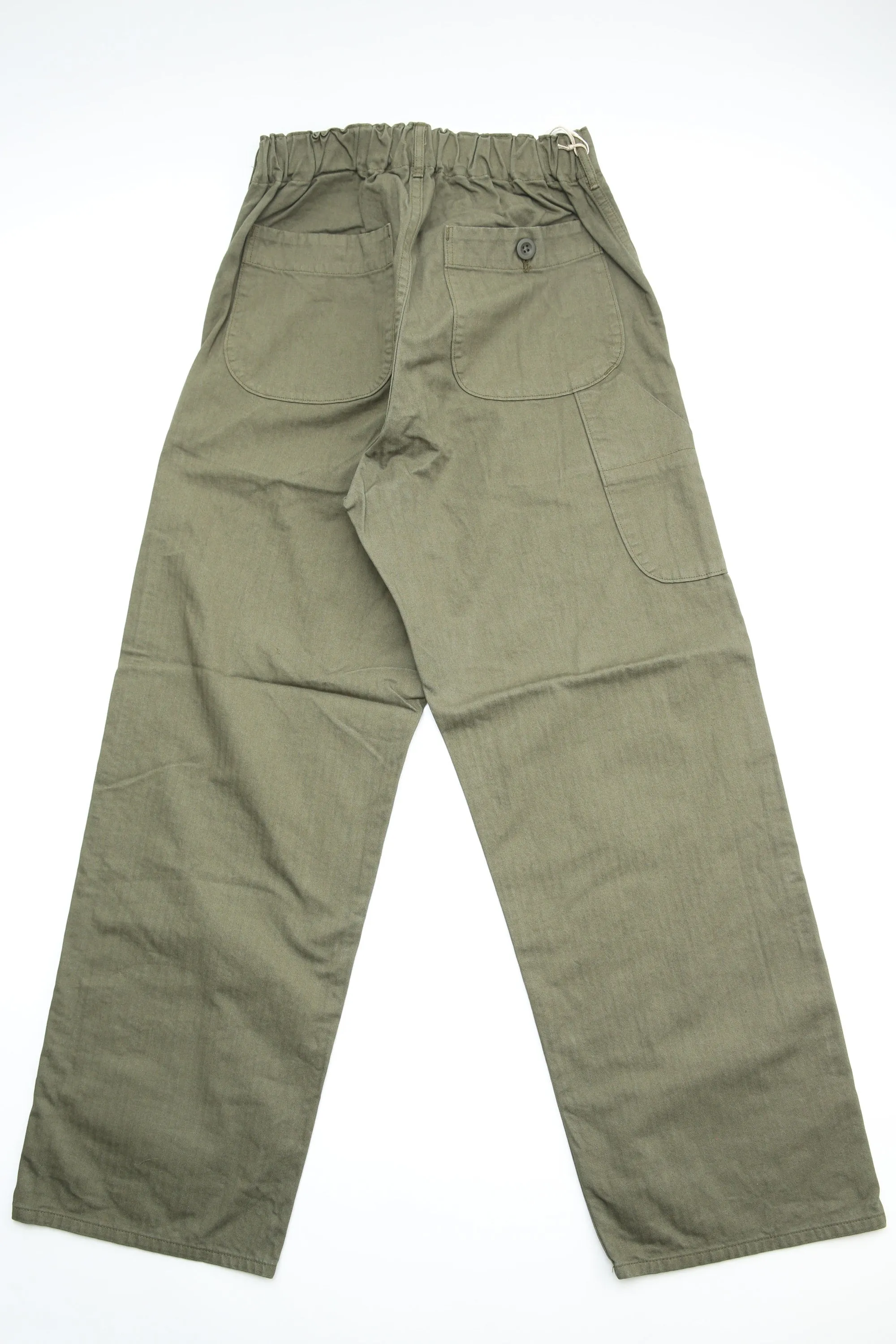 orSlow WIDE FIT FRENCH WORK PANTS (UNISEX) - Army Green