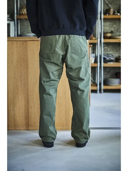 orSlow WIDE FIT FRENCH WORK PANTS (UNISEX) - Army Green