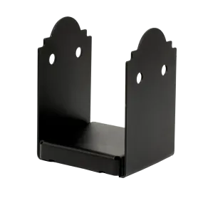 Outdoor Accents® Mission Collection® ZMAX®, Black Powder-Coated Post Base for 6x6 (Pack of 6)