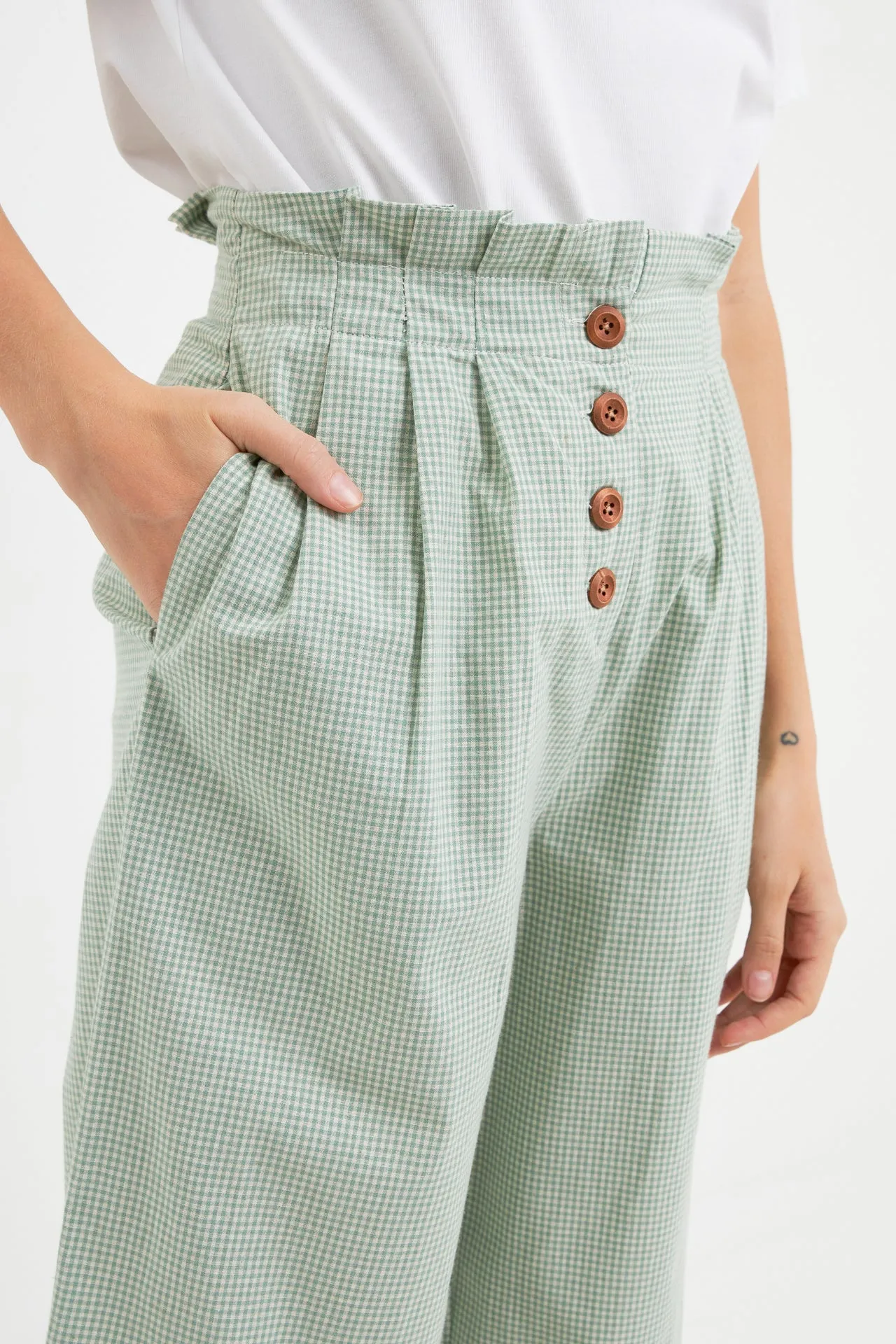 Pleated Easy Trousers