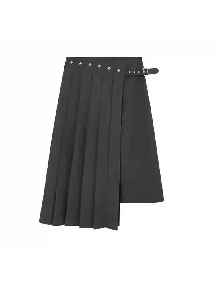 Pleated long skirt【s0000010819】