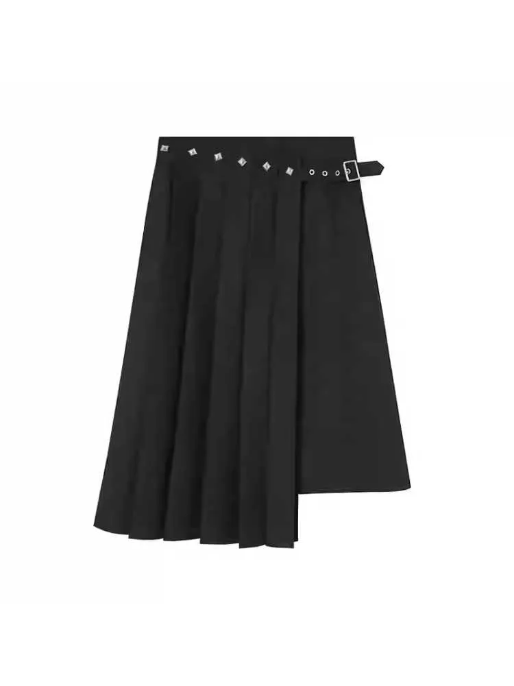 Pleated long skirt【s0000010819】