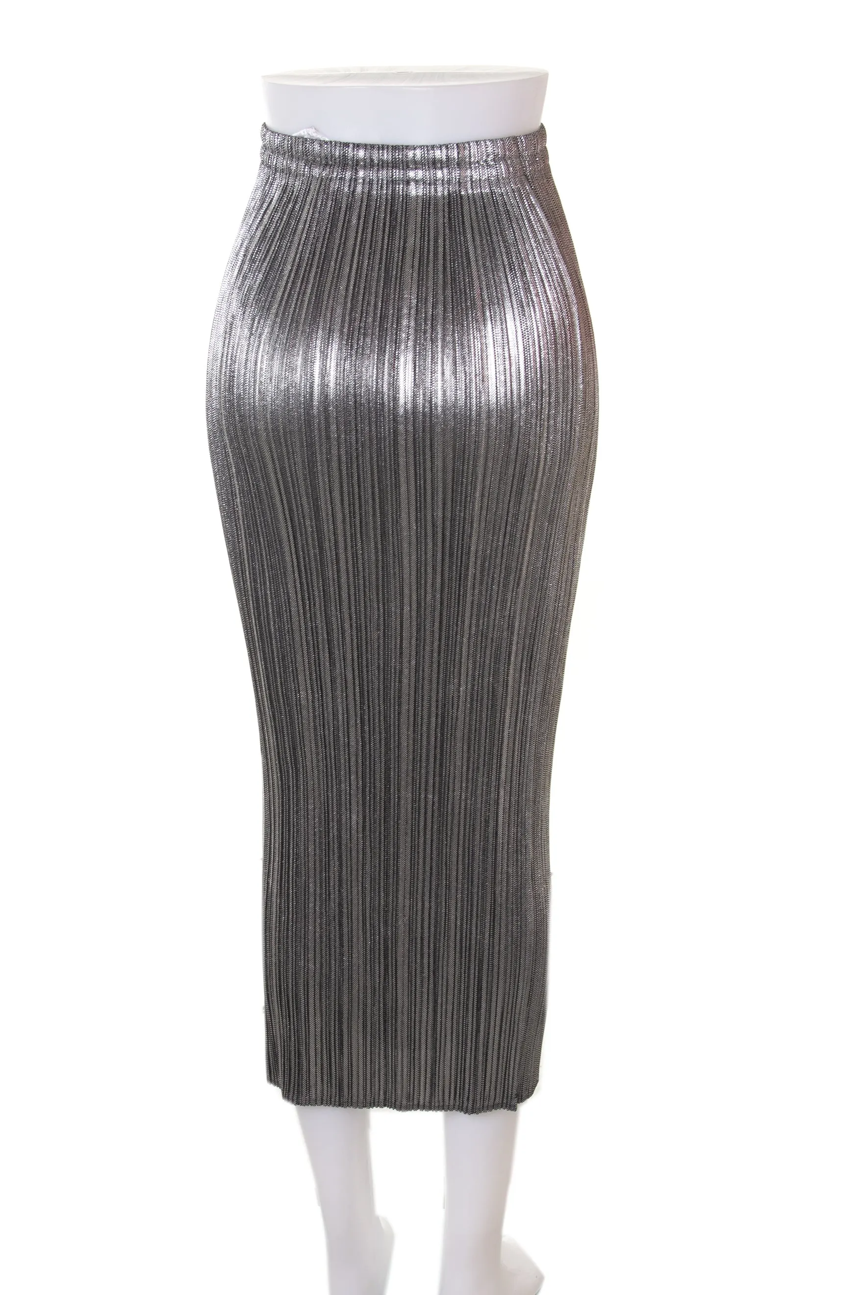 Pleats Please Silver Skirt