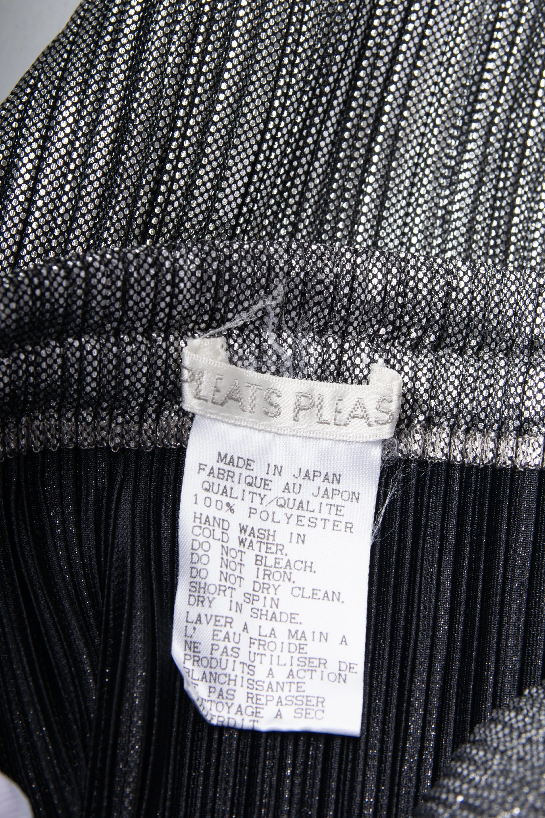 Pleats Please Silver Skirt