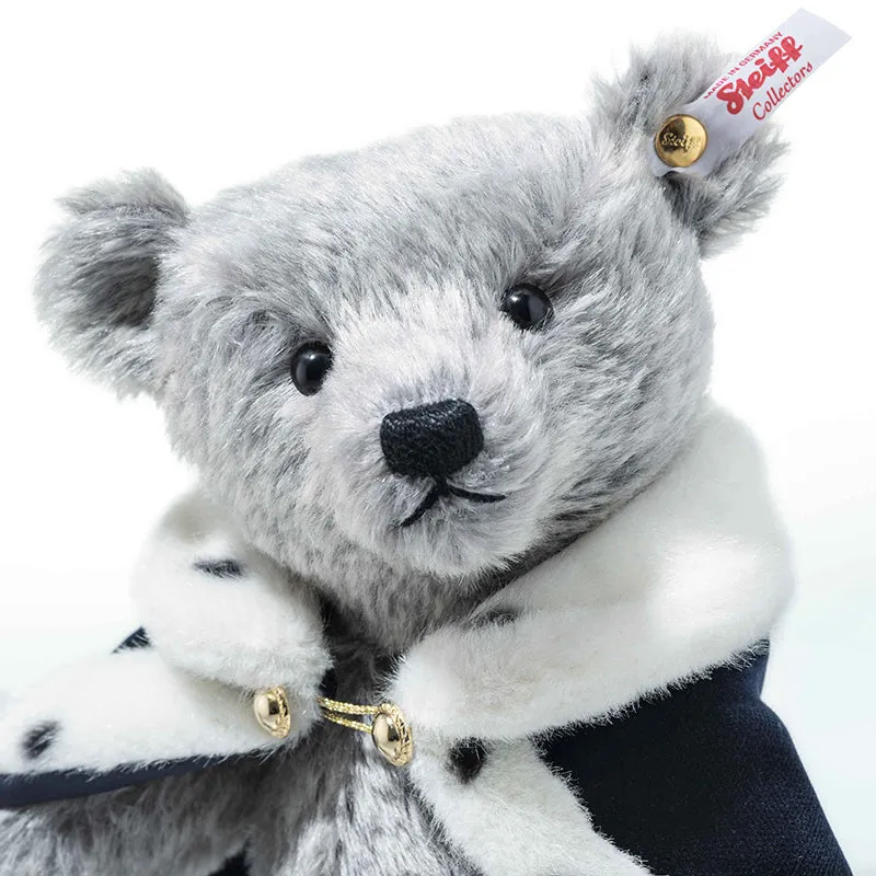 "Long To Reign Over Us" King Charles III Musical Teddy Bear by Steiff - 30cm