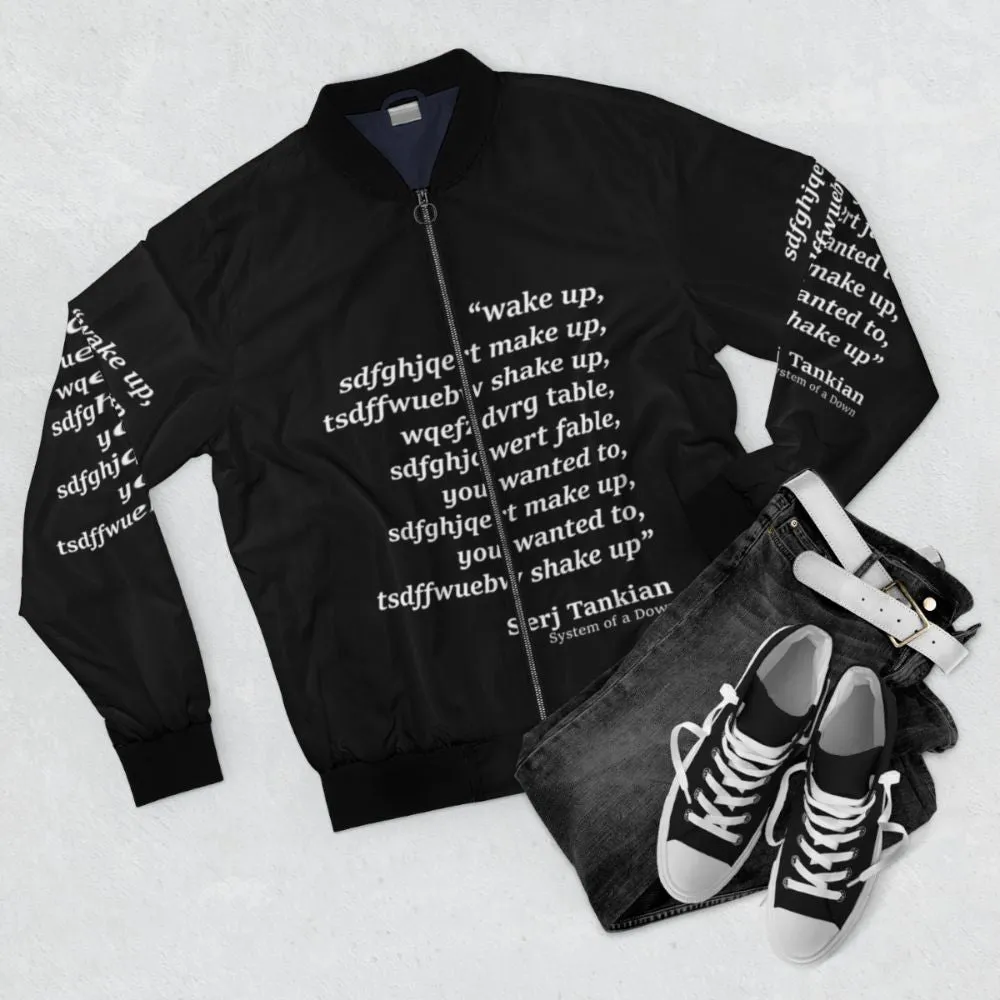 "Wake Up" Bomber Jacket - System of a Down Inspired Apparel