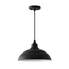 RLM Coastal Outdoor Hanging Lantern - 14" - Black