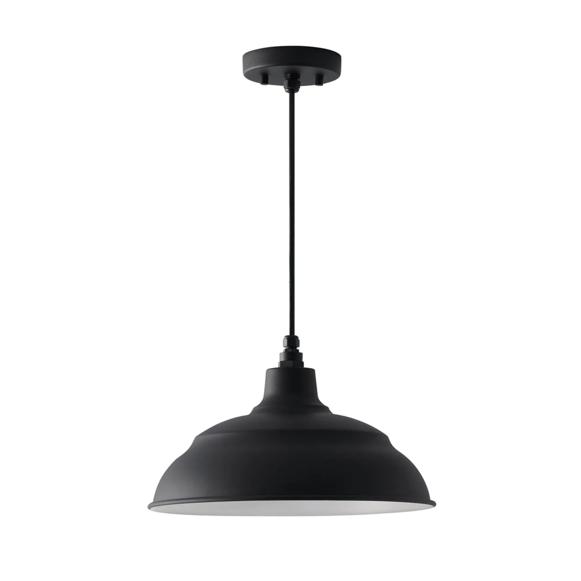 RLM Coastal Outdoor Hanging Lantern - 14" - Black