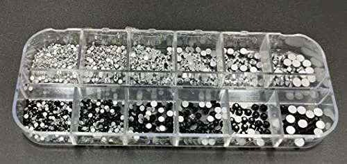 S.A.V.I 1PC. Nail Art Decorations Palette DIY Nail Art Accessories For Manicure (#3- Sequin in Butterfly Shape)