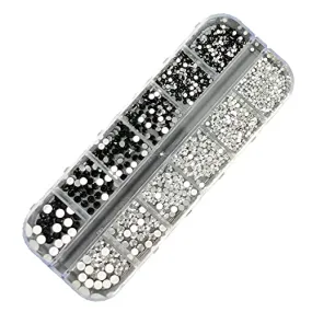 S.A.V.I 1PC. Nail Art Decorations Palette DIY Nail Art Accessories For Manicure (#3- Sequin in Butterfly Shape)