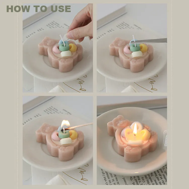 Scented Candle | Blue Teddy Bear