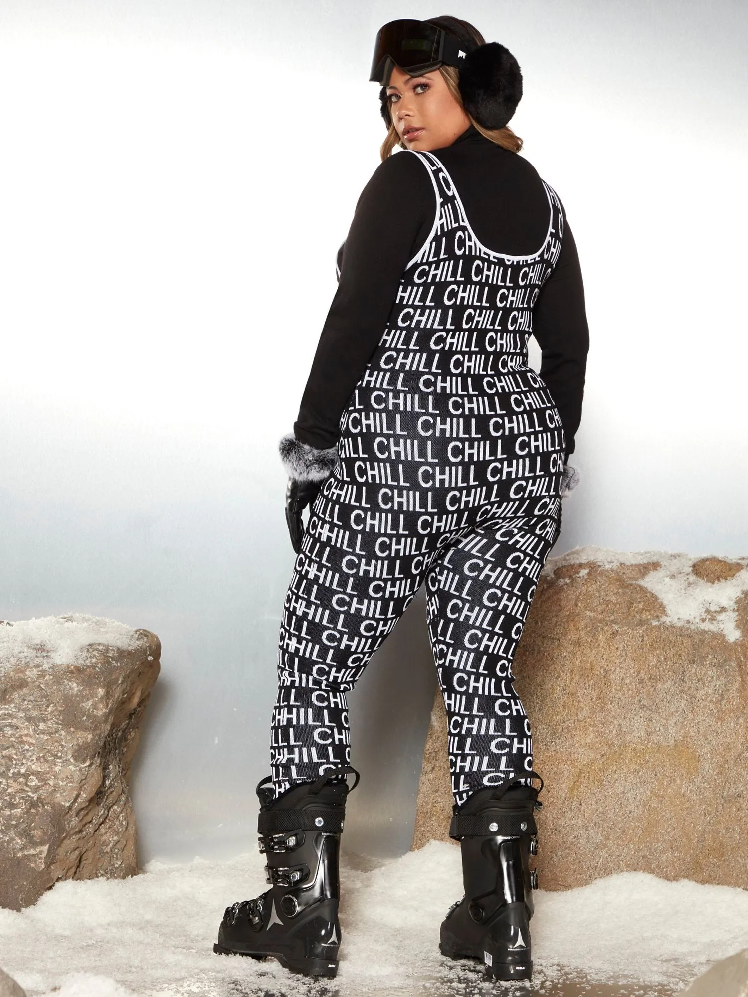Shani Suspender Ski Catsuit - Garnerstyle x FTF