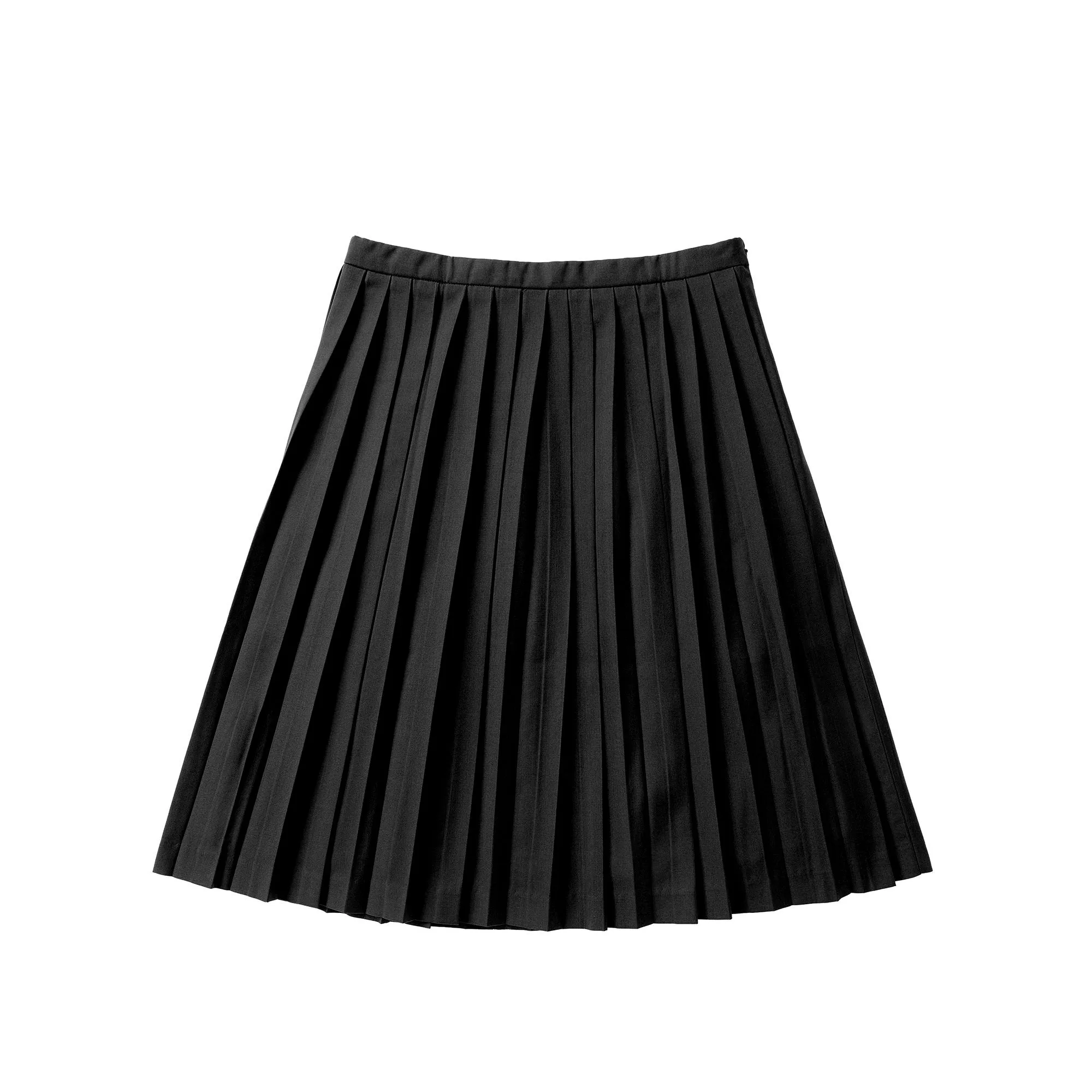 Signature Pleated Black Skirt