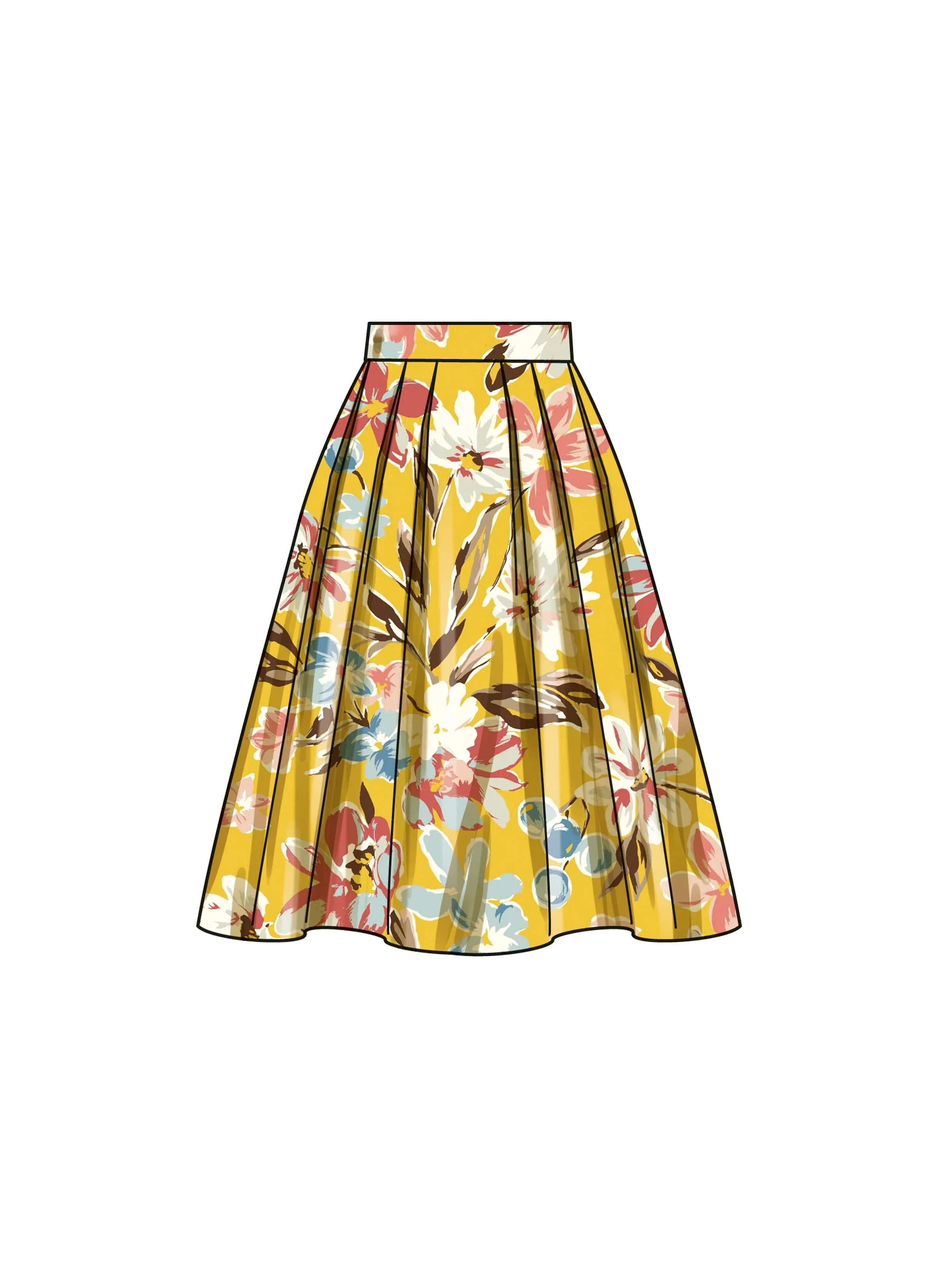 Simplicity 9711 Skirts Sewing pattern