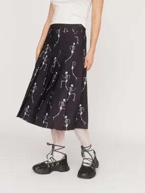 Skelly Pleated Skirt