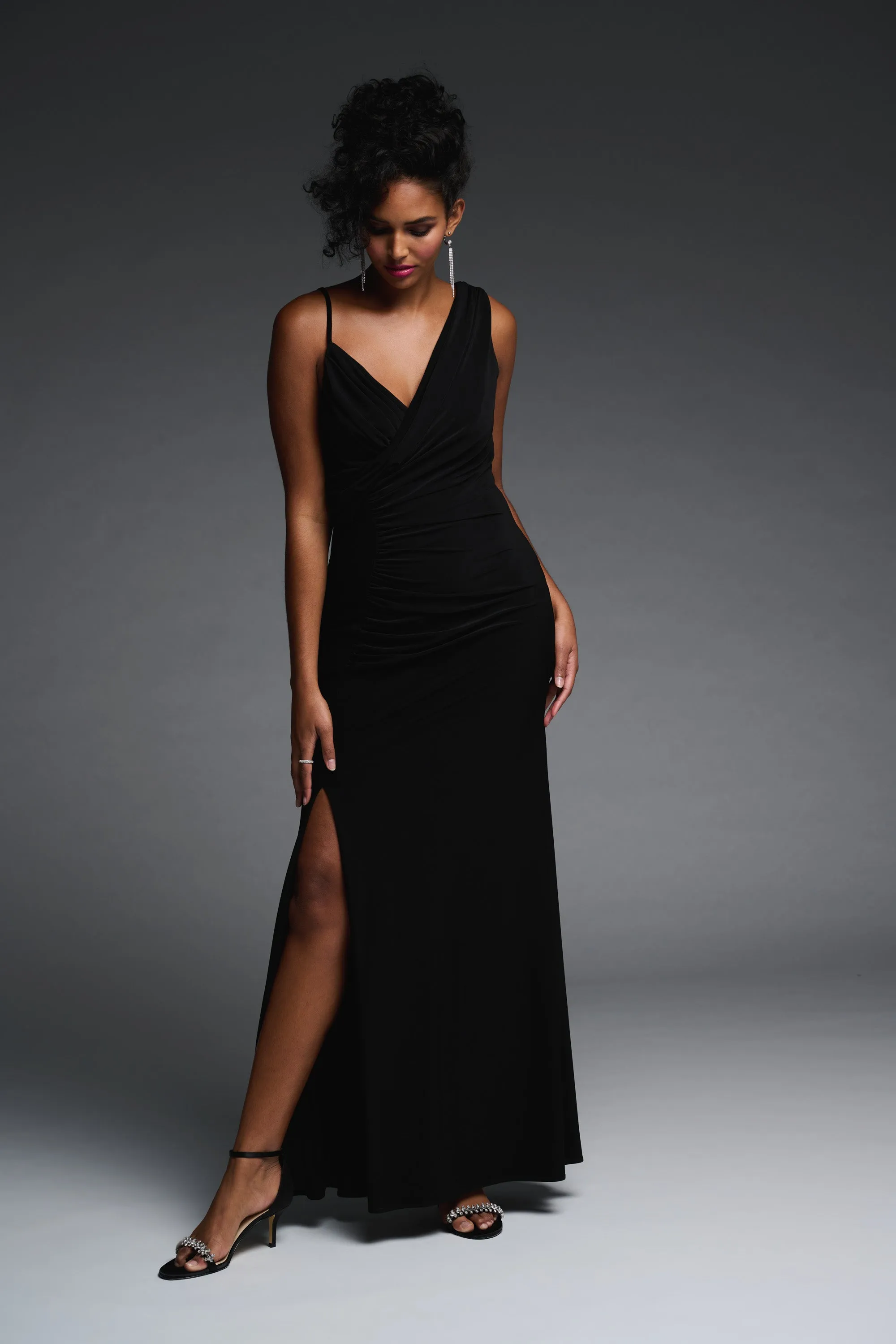 Sleeveless Asymmetrical Wrap Dress