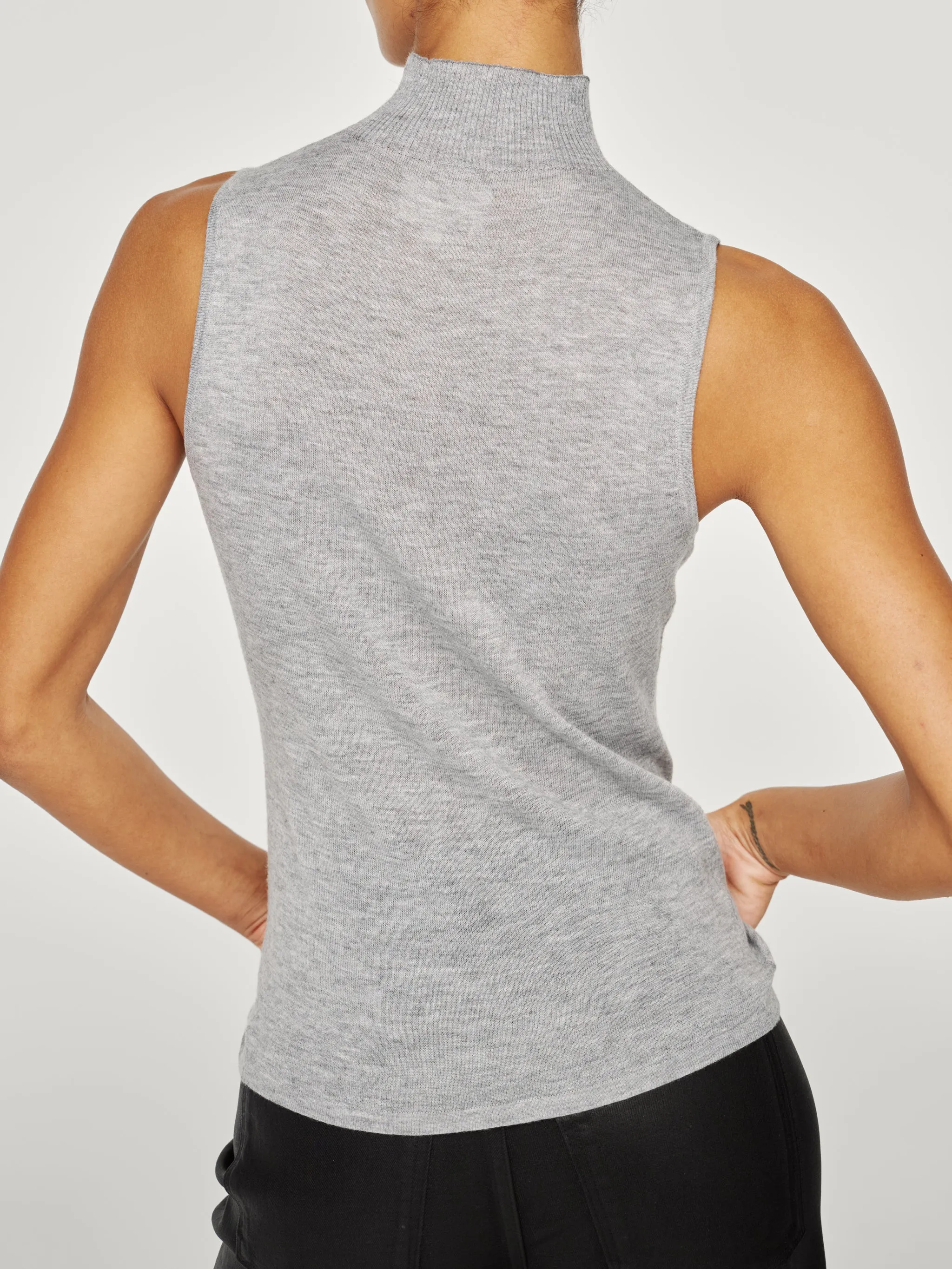 Sleeveless Turtleneck | Ashen