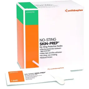 Smith & Nephew No-Sting Skin-Prep Protective Swabs Alcohol-Free - Box of 50