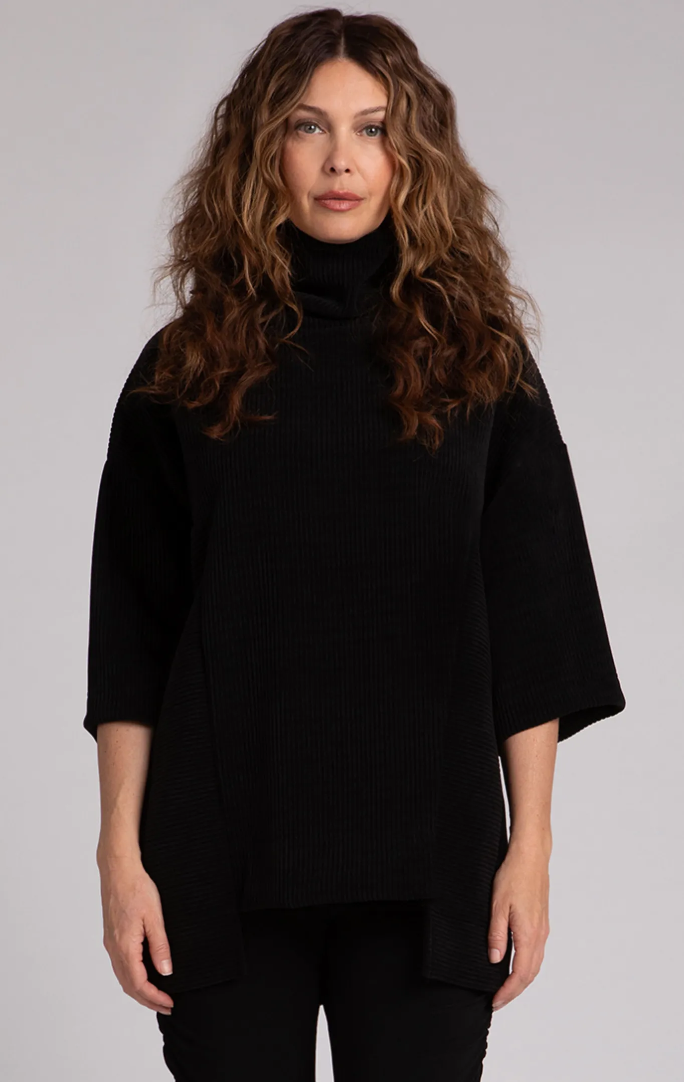 Step Hem Pullover Chenille Cord