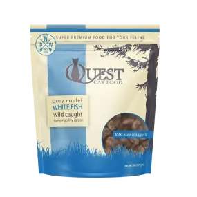 Steve's Real Food Frozen Raw Quest Nuggets Cat Food Whitefish, 2 lbs