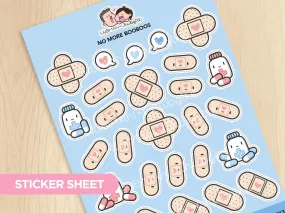 Sticker Sheet - No more Boo Boos