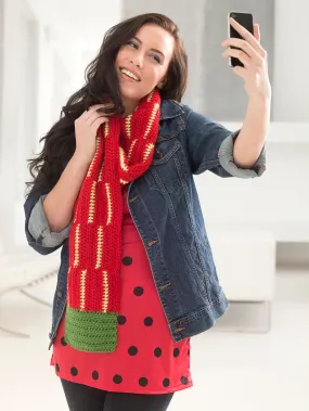 Strawberry Scarf (Crochet)