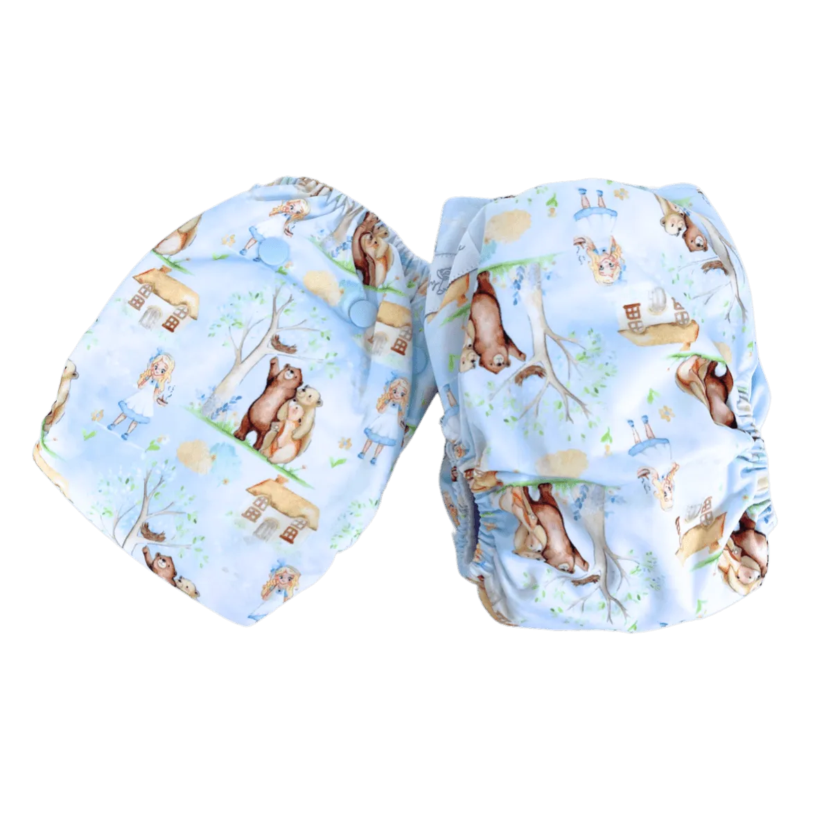 Teddy Bare Side Snap - Story Book - 50% off